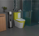 SIORE Premium Quality 1017 Shining Yellow commode