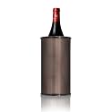 Glacier Table top Wine Chiller/Ice Bucket, Cylindrical Premium Aluminium Wine Cooler Bucket - Black
