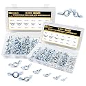 Siptenk 300PCS Metric &amp; SAE Wing Nuts Assortment Kit M3-M12 6-32 to 3/8"-16