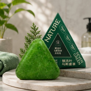 Sipzy Seven Green Nature Ayurvedic Shampoo Bar