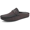 SIR CORBETT Leather Back Open Loafers Shoes