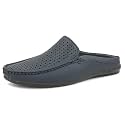 SIR CORBETT Leather Back Open Mule Loafers