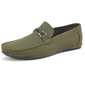 SIR CORBETT Leather Loafers for Men Size