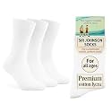 Sir Johnson Socks White School Socks for