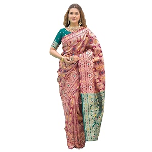 SIRIL Womens Banarasi Weaving Soft Silk Saree