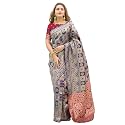 SIRIL Women39s Banarasi Weaving Soft Silk Saree