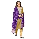 SIRIL Women39s Cotton Blend Sequence Embroidery Straight