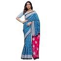 SIRIL Women39s Cotton Linen Printed Saree with
