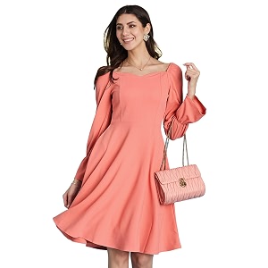 SIRIL Womens Full Sleeve Polyester Solid Fit