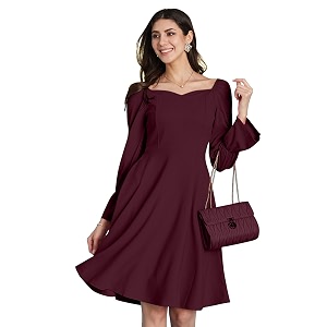SIRIL Womens Full Sleeve Polyester Solid Fit