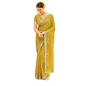 SIRIL Women39s Georgette Embroidery Saree With Unstitched