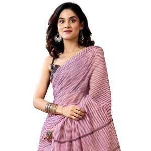 SIRIL Womens Printed Chanderi Cotton One Minute
