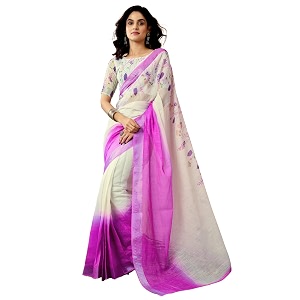 SIRIL Womens Printed Chanderi Cotton One Minute