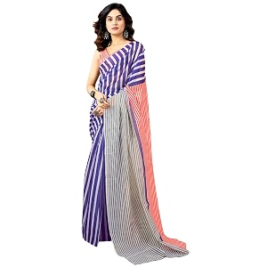 SIRIL Womens Printed Chanderi Cotton One Minute