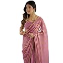 SIRIL Women39s Shimmer Chiffon Dual Tone Saree