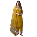 SIRIL Women39s Rayon Viscose Sequence Embroidery Straight
