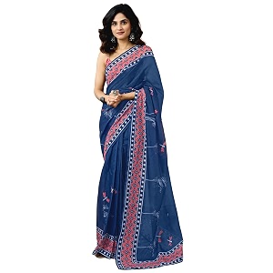 SIRIL Womens Printed Chanderi Cotton One Minute