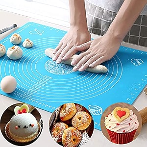 sirisnax silicon mat for roti kitchen platform baking essentials tools sheet chapathi dough fondant - silicone kitchen mat