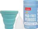 SIRONA Foldable Menstrual Cup Sterilizing Container & Reusable Menstrual Cup - Small (2 Items in the set)