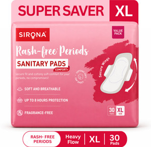 SIRONA Rash-Free Cottony Soft For Heavy