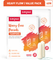 SIRONA Ultra Soft Non Applicator Tampons for Heavy Flow Tampons