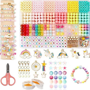 SIRTERIQ Bracelet Making Kit With Unicorn Pendants