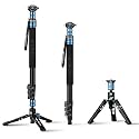SIRUI 75.8"/192.5cm Aluminum Camera Monopod with Feet, QR Plate