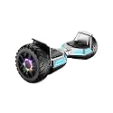SISIGAD Hoverboard, All Terrain Hoverboards, 8.5'' Two Wheel Self Balancing Scooter with Bluetooth Speaker, Off Road Hoverboard with LED Lights, Music Hoverboards