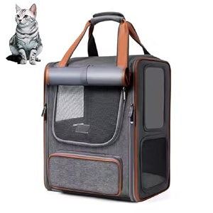 cat pet carrier backpack large travel space carrier bag easy access for pets breathable amp soft backpacks ideal use for dog puppy outdoor trip ss-02