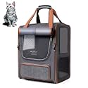 Cat Pet Carrier Backpack Large Travel Space Carrier Bag Easy Access for Pets Breathable &amp; Soft Backpacks Ideal Use for Dog Puppy Outdoor Trip (SS-02)