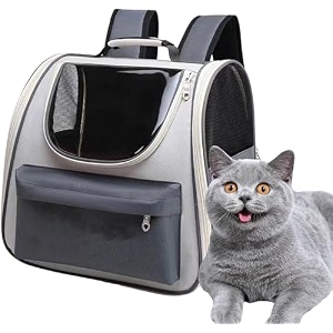 cat pet carrier backpack large travel space carrier bag easy access for pets breathable amp soft backpacks ideal use for dog puppy outdoor trip ss-02