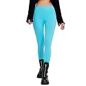 sissycos Women's 80s Leggings Neon Artistic Splash Printed Pants