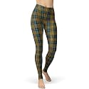 sissycos Women's 80s Leggings Neon Artistic Splash Printed Pants