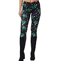 sissycos Women's 80s Leggings Neon Artistic Splash Printed Pants