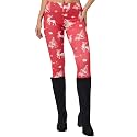 sissycos Women's 80s Leggings Neon Artistic Splash Printed Pants