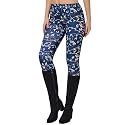 sissycos Women's 80s Leggings Neon Artistic Splash Printed Pants