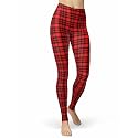 sissycos Women's Christmas Halloween Crossover Leggings High Waisted