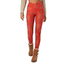 sissycos Women's Christmas Halloween Crossover Leggings High Waisted
