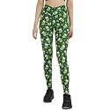 sissycos Women's Christmas Halloween Crossover Leggings High Waisted