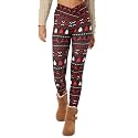 sissycos Women's Christmas Halloween Crossover Leggings High Waisted