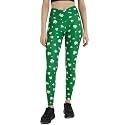 sissycos Women's Christmas Halloween Crossover Leggings High Waisted