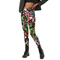 sissycos Women's Christmas Halloween Crossover Leggings High Waisted