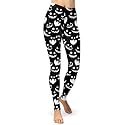 sissycos Women's Christmas Halloween Crossover Leggings High Waisted