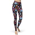 sissycos Women's Christmas Halloween Crossover Leggings High Waisted