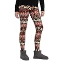 sissycos Women's Christmas Halloween Crossover Leggings High Waisted