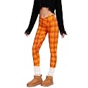 sissycos Women's Christmas Halloween Crossover Leggings High Waisted