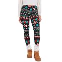 sissycos Women's Christmas Halloween Crossover Leggings High Waisted