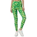 sissycos Women's Christmas Halloween Crossover Leggings High Waisted