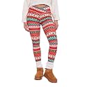 sissycos Women's Christmas Halloween Crossover Leggings High Waisted