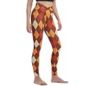 sissycos Women's Christmas Halloween Crossover Leggings High Waisted